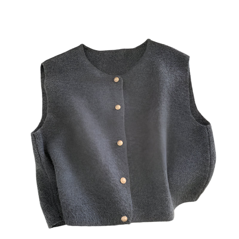 Sleeveless Knit Sweater Tank